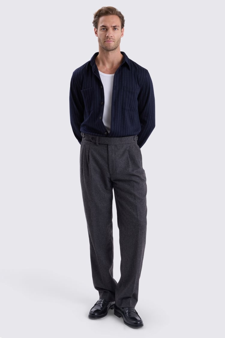 Navy Stripe Overshirt