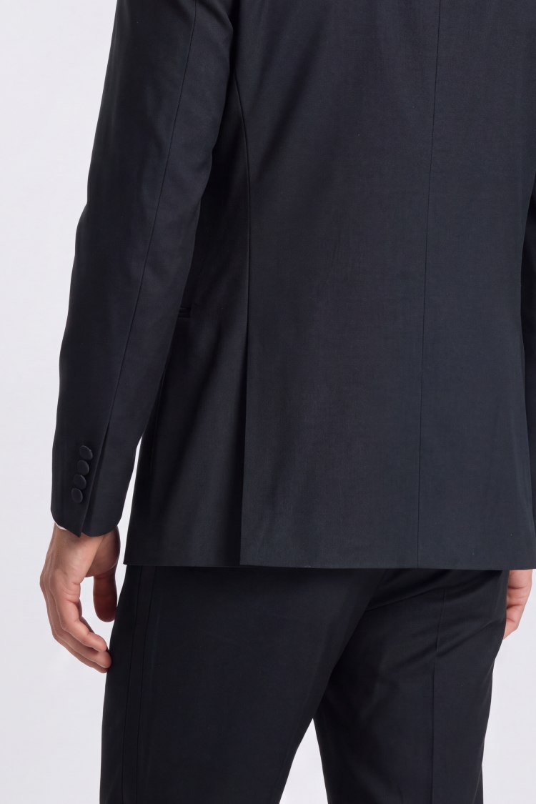 Tailored Fit Black Shawl Lapel Tuxedo Suit