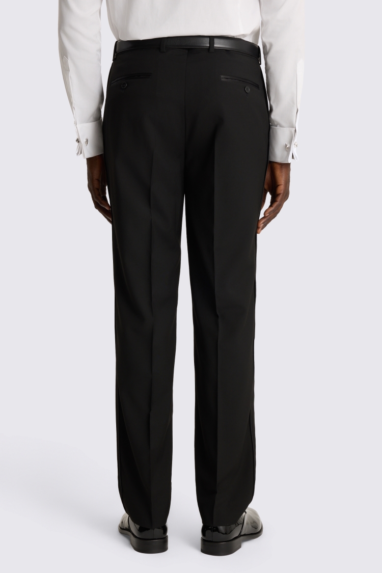 Regular Fit Black Dress Trousers