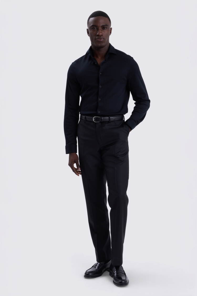 Black Jersey Shirt