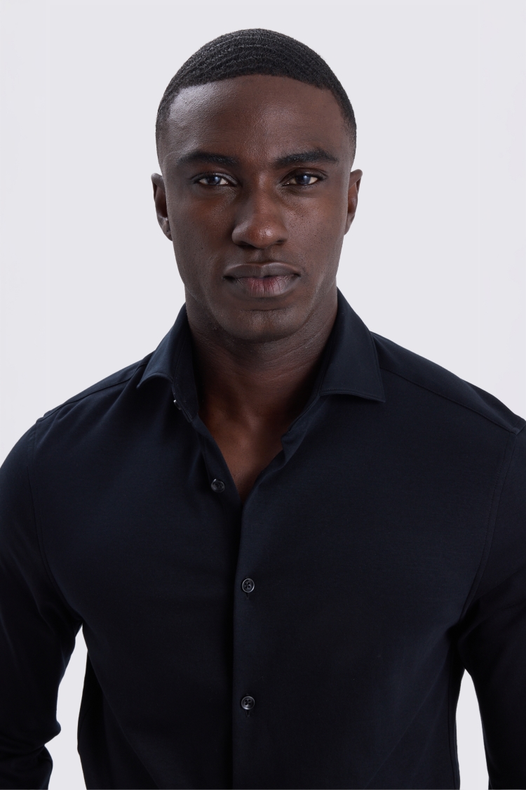 Black Jersey Shirt
