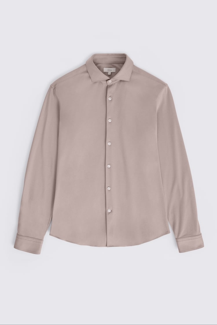 Taupe Jersey Shirt