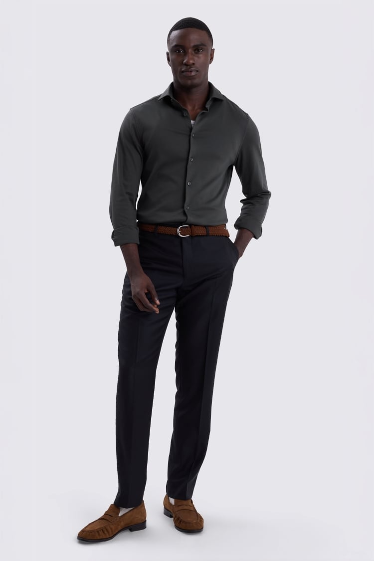 Dark Khaki Jersey Shirt