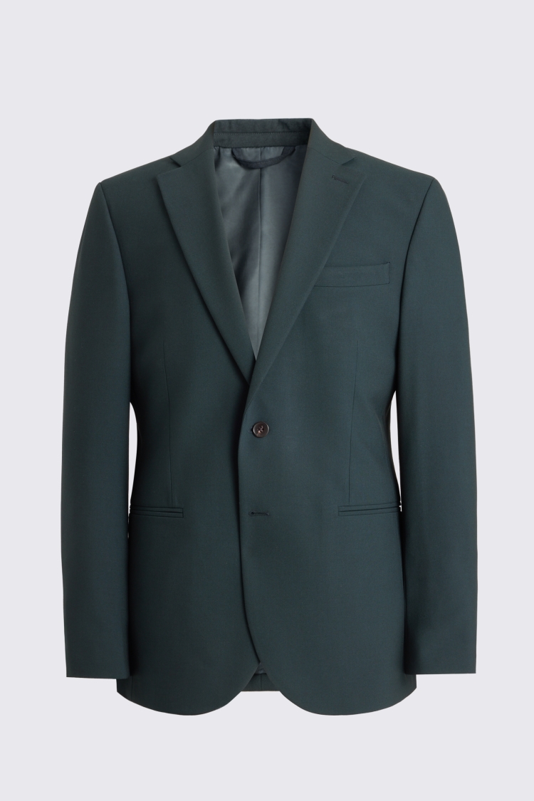 Slim Fit Dark Green Suit Jacket 