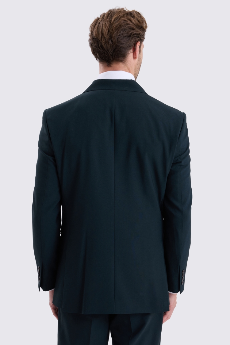 Tailored Fit Dark Green Suit Jacket 