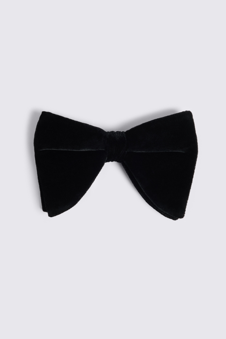 Black Velvet Bow Tie