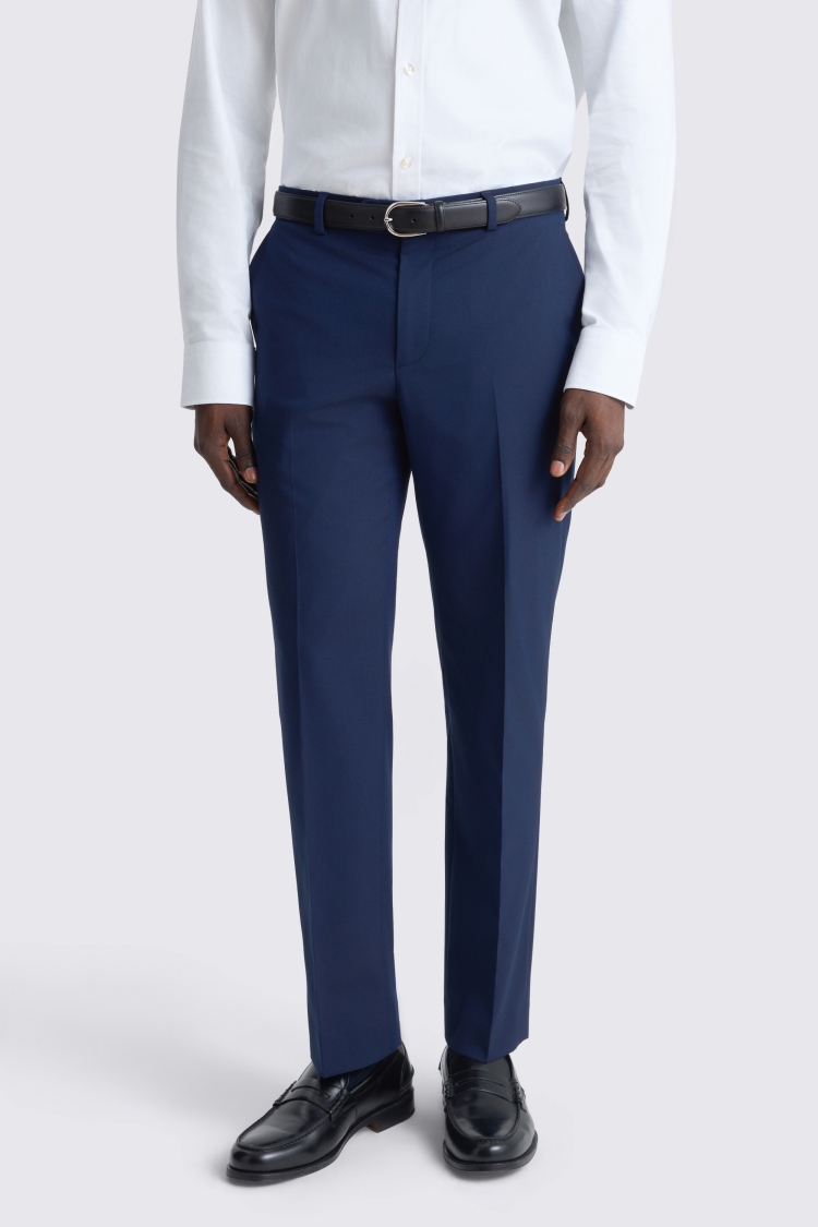 Tailored Fit Blue Trouser
