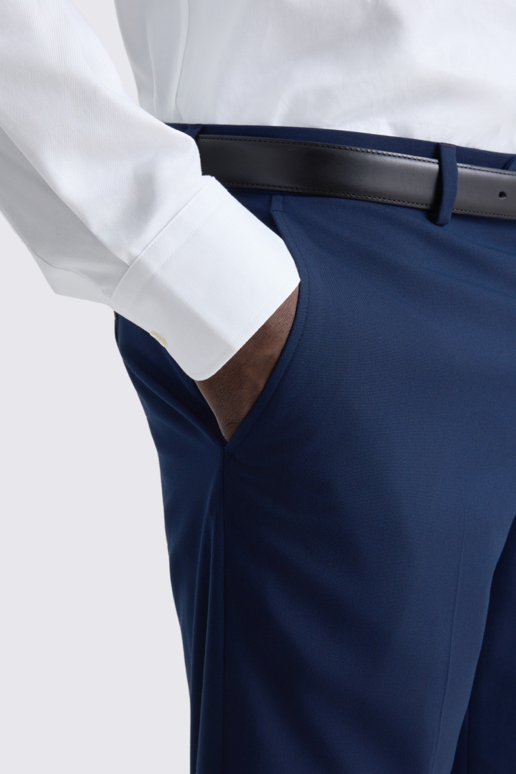 Tailored Fit Blue Trouser
