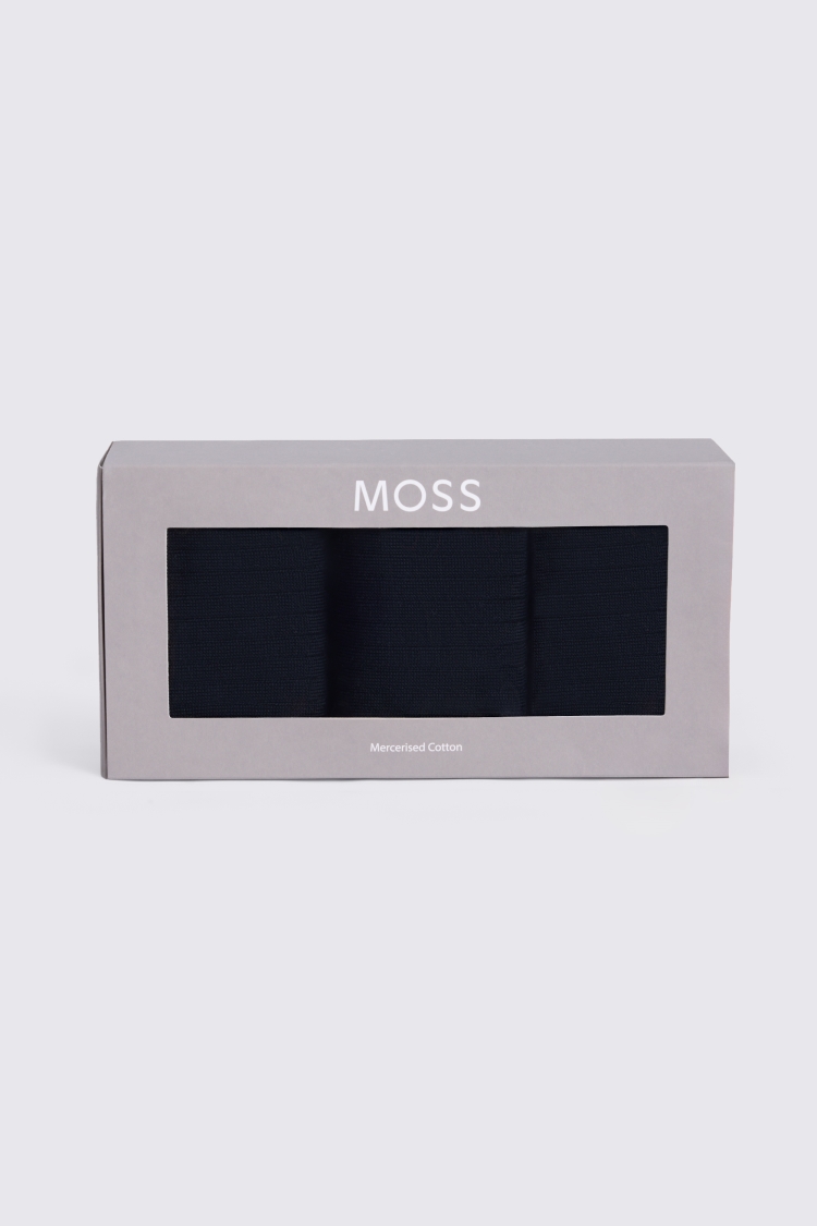 All Black 3 Pack Sock Box