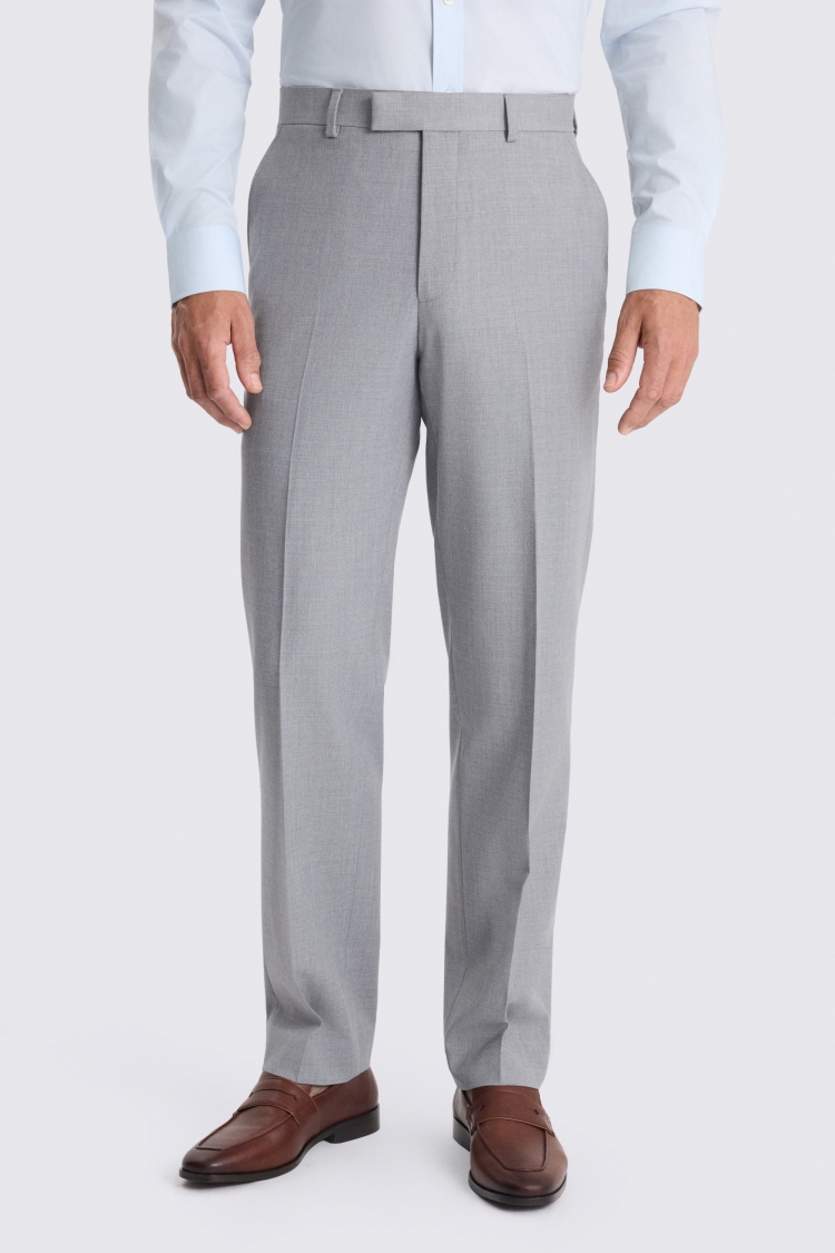 Regular Fit Grey Stretch Suit