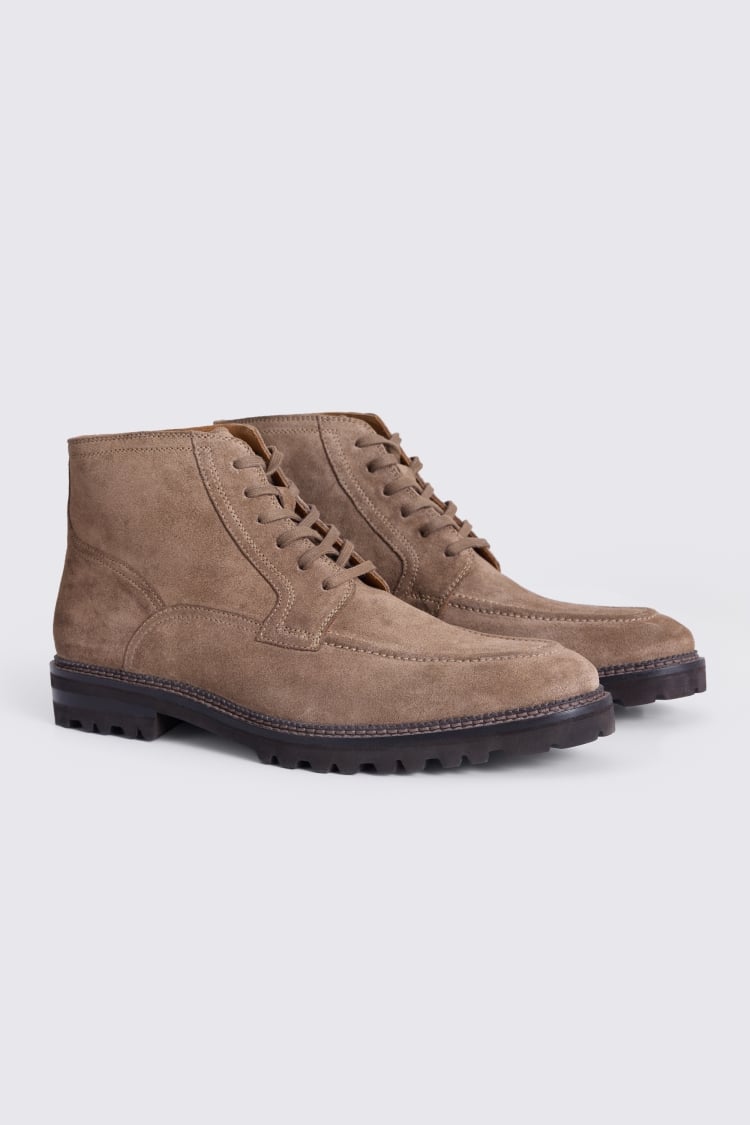 Oslo Taupe Suede Boot