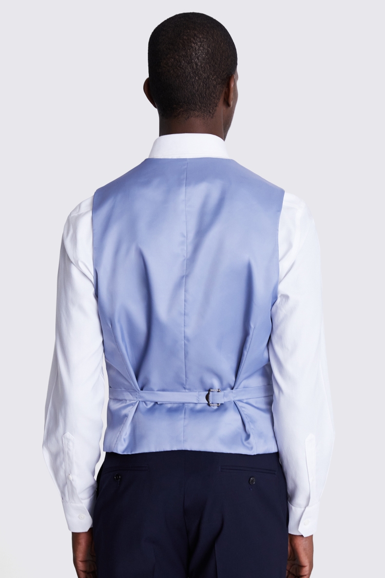 Tailored Fit Navy Performance Waistcoat