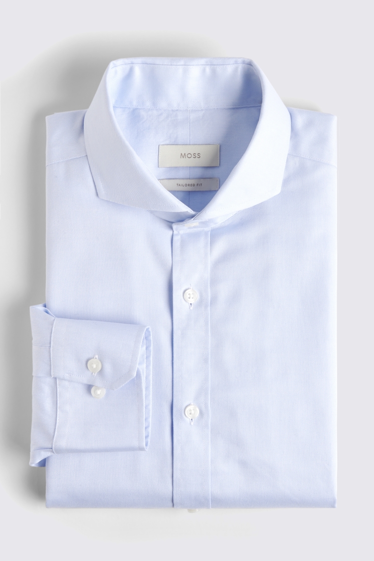 Tailored Fit Sky Twill Non-Iron Shirt