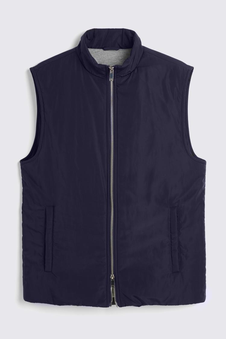 Navy Gilet | Buy Online at Moss