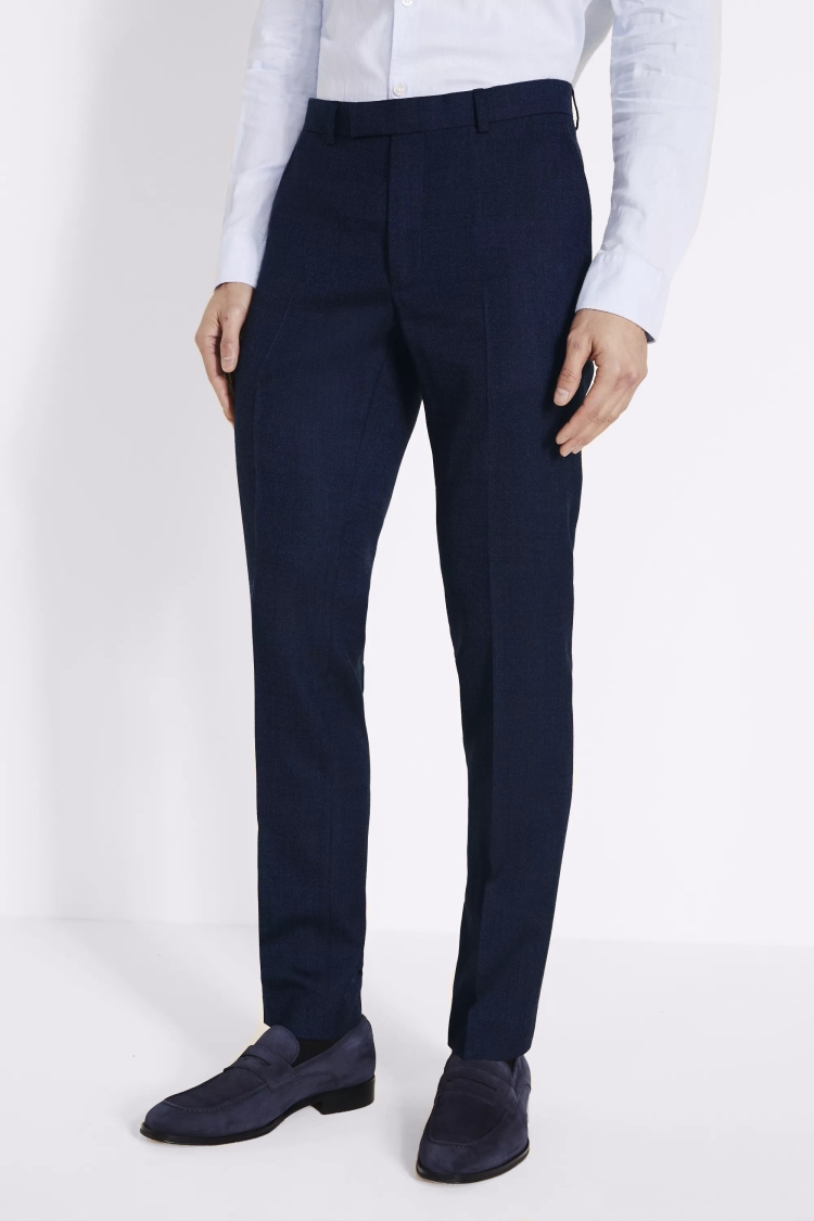 Slim Fit Blue Twisted Suit