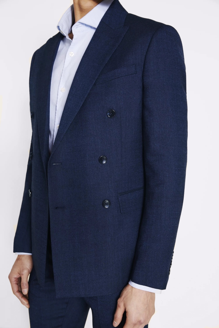 Slim Fit Blue Twisted Suit