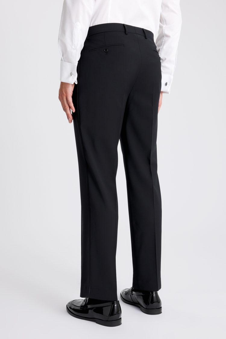 Regular Fit Performance Black Dress Pants