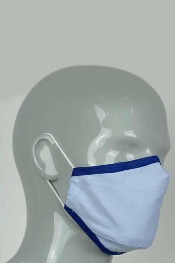 Sky End-On-End Cotton Mask