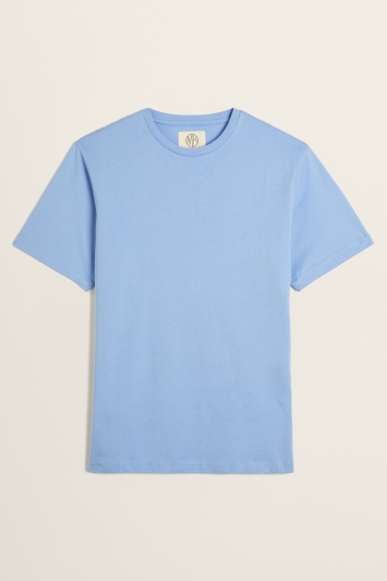 Powder Blue Crew-Neck T-Shirt