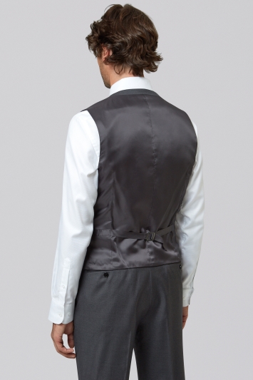Lanificio F.lli Cerruti Dal 1881 Tailored Fit Charcoal Waistcoat 