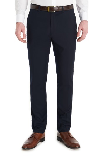 Ventuno 21 Slim Fit Mix and Match Trousers Plain Navy
