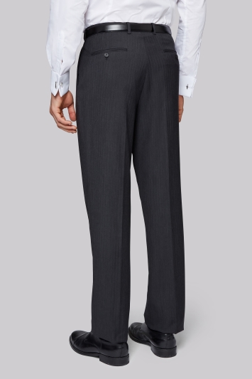 Regular Fit Charcoal Trousers