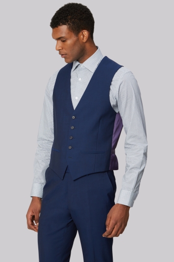 Ted Baker Tailored Fit Blue Waistcoat