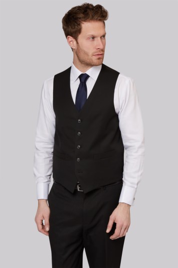 mens black waist coat