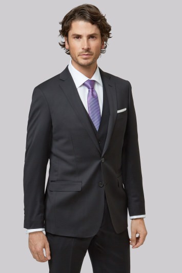 Moss 1851 Tailored Fit Black Jacket 