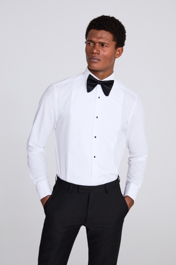 Tailored-Fit White Marcella Dress Shirt