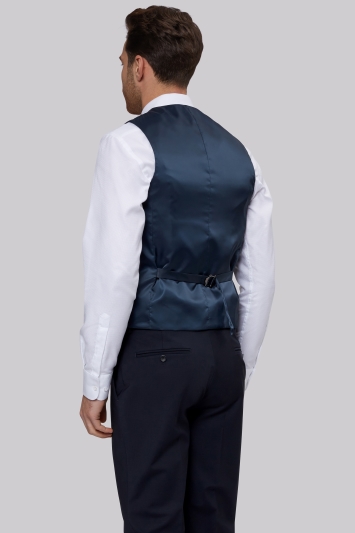 Moss 1851 Performance Tailored Fit Navy Waistcoat 