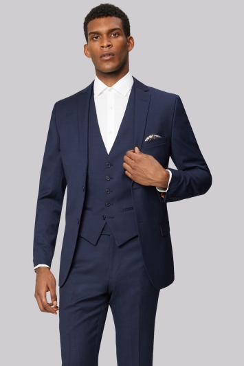 Ted Baker Tailored Fit Blue Pindot Jacket 
