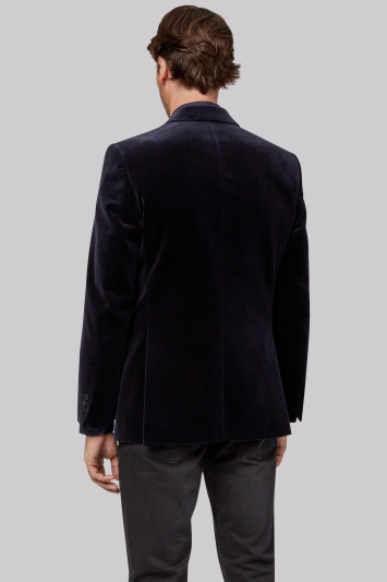 moss bros red velvet jacket