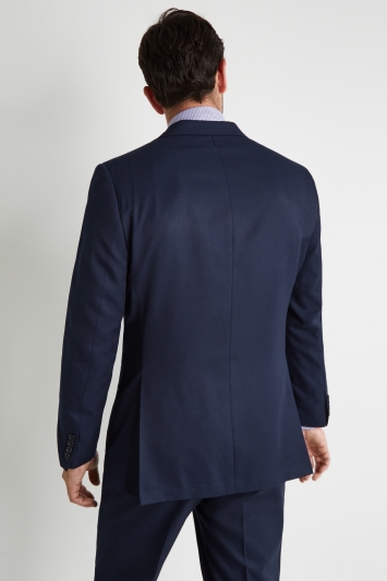 Moss Esq. Regular Fit Blue Twill Jacket