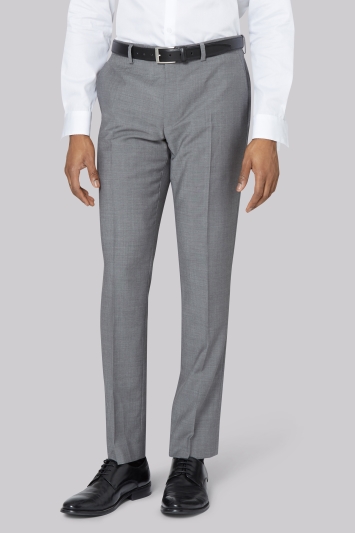 DKNY Slim Fit Light Grey Trousers