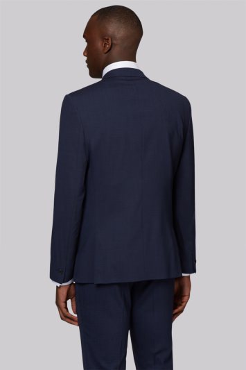 DKNY Slim Fit Navy Semi Plain Jacket