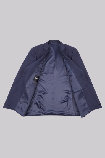 DKNY Slim Fit Navy Semi Plain Jacket