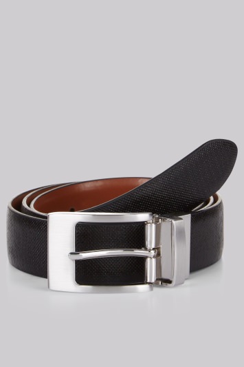 tan reversible belt