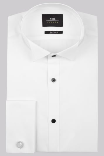 black collared dress shirt