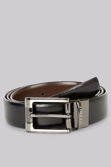 Ted Baker Black Reversible Leather Belt