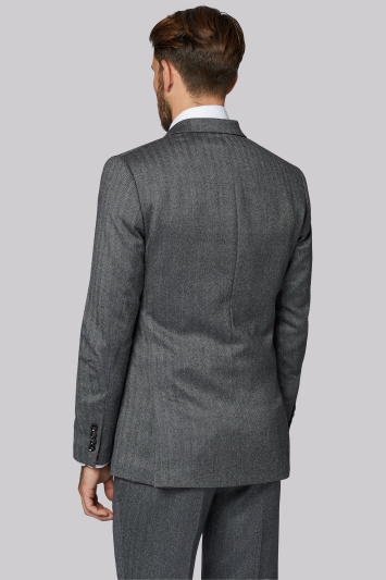 Ted Baker Tailored Fit Grey Herringbone Suit