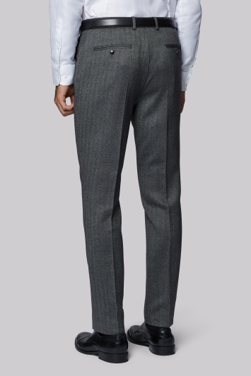 Ted Baker Tailored Fit Grey Herringbone Suit