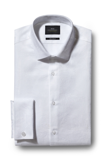 slim fit double cuff shirt