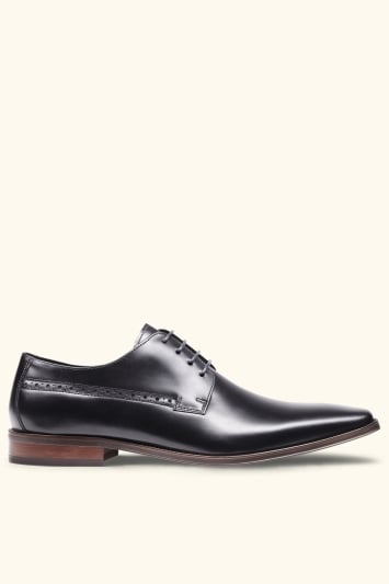 John White Guildhall Black Oxford Shoe
