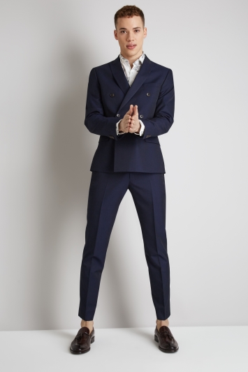 mens skinny double breasted suit