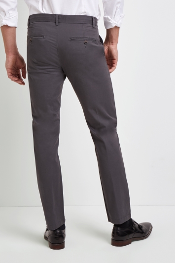 Tailored Fit Graphite Stretch Chino