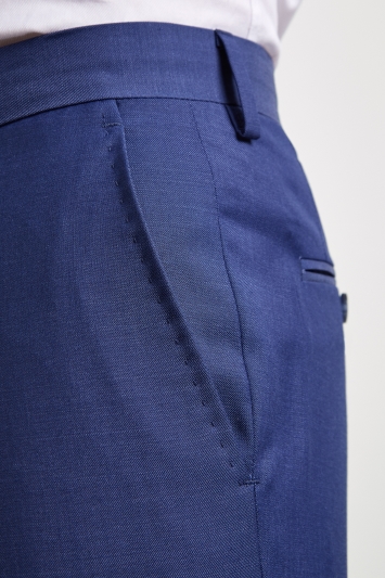 Ted Baker Tailored Fit Iris Blue Twill Trousers