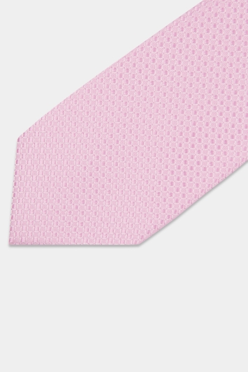 Moss London Pink Textured Tie