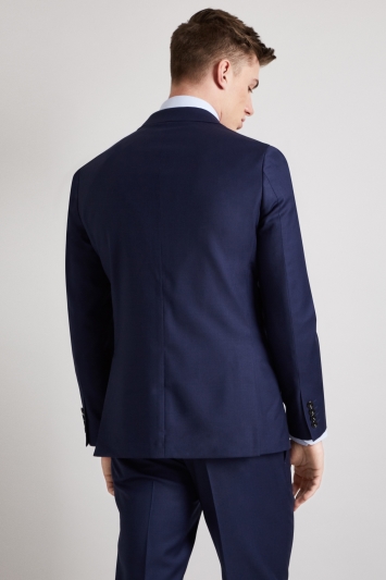 Hardy Amies Tailored Fit French Navy Twill Jacket