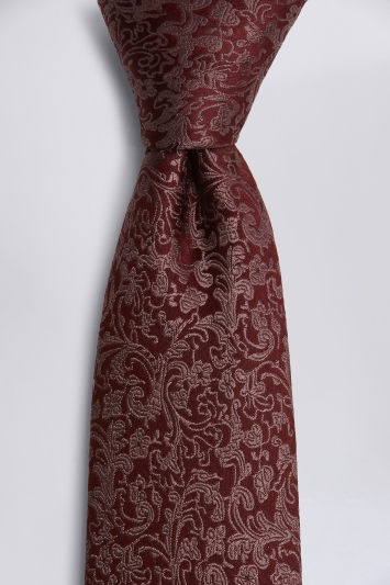 Mulberry Floral Silk Tie